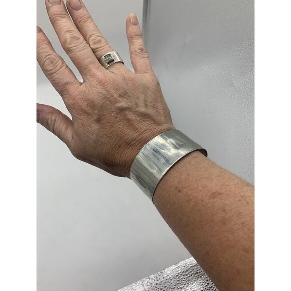 Canned Goods NWT Repurposed Metal Cuff Bracelet - Picture 2 of 5